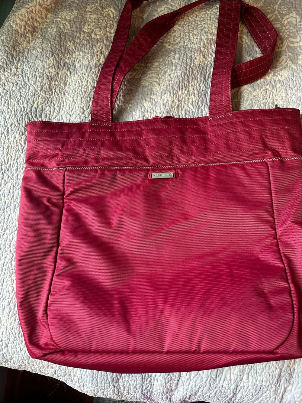 Merrell Raspberry Pink Tote /computer Bag - Picture 3 of 6